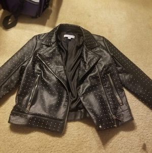 PRICE NEGOTIABLE Studded Leather Jacket